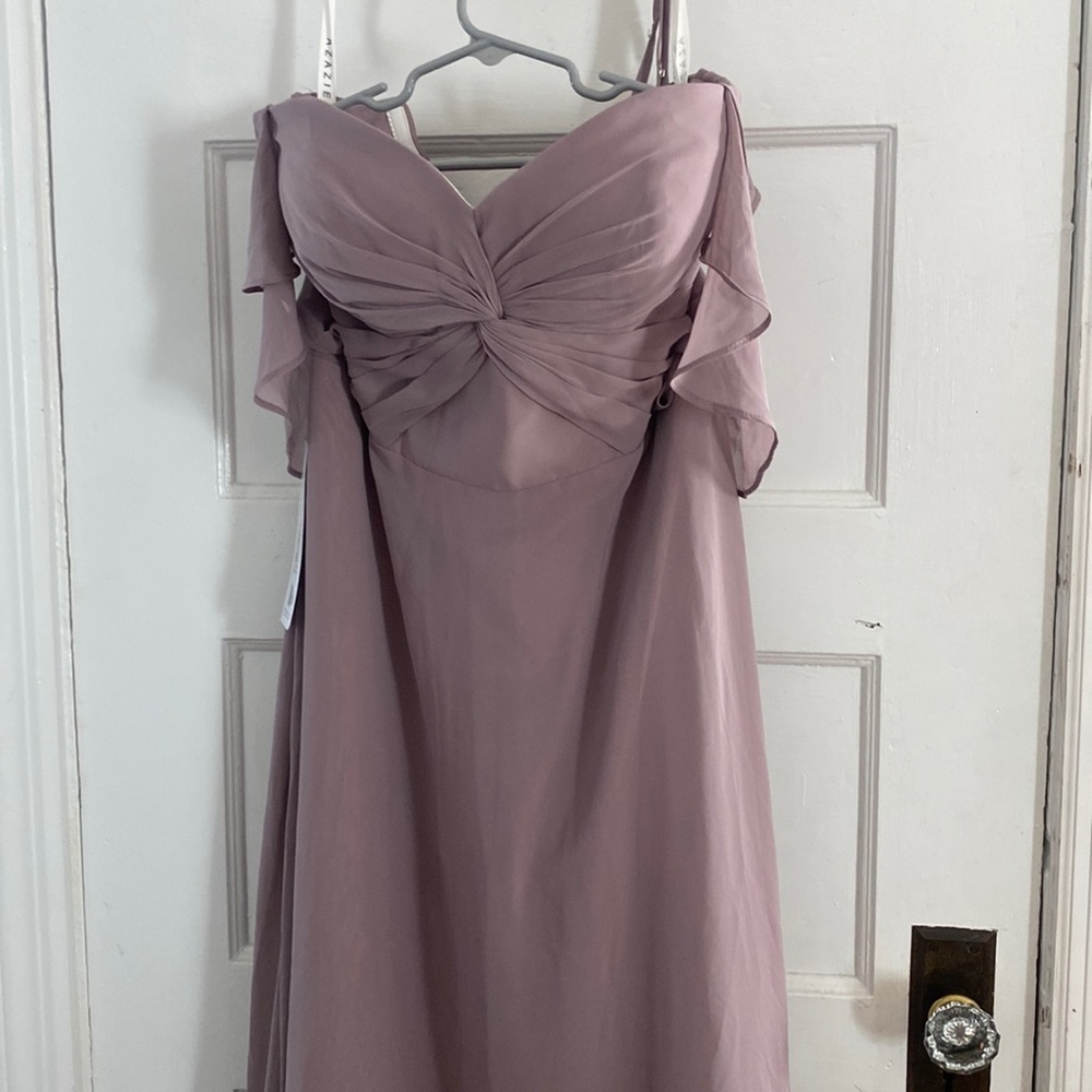 Beautiful azazie dusk bridesmaid dress